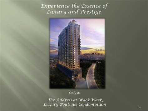 Condos in The Address at Wack Wack .